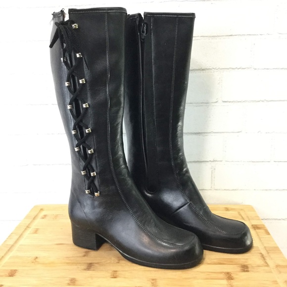 christina side lace up duck boot